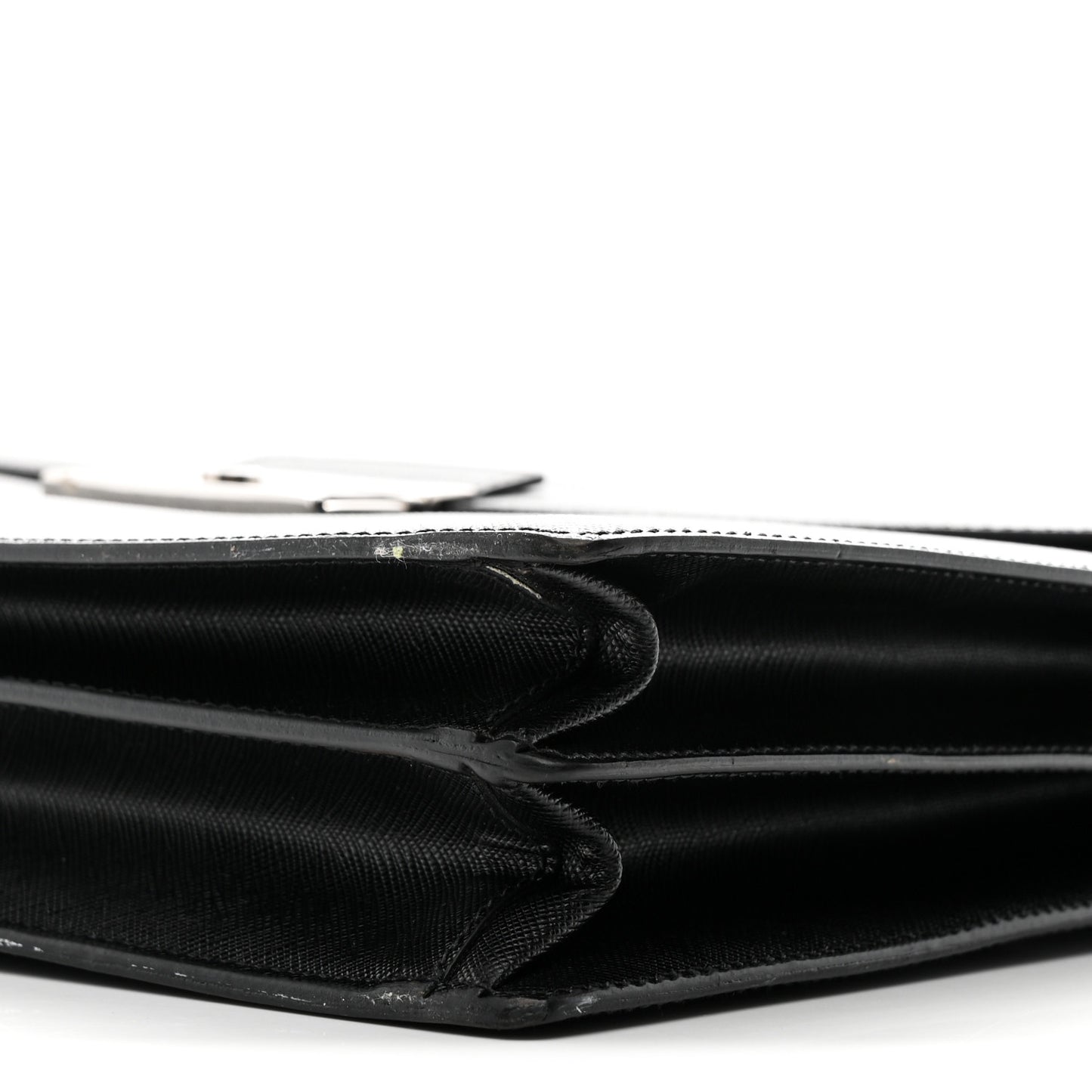 Saffiano Briefcase Black