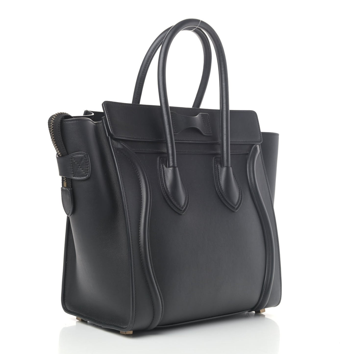 Smooth Calfskin Micro Luggage Black