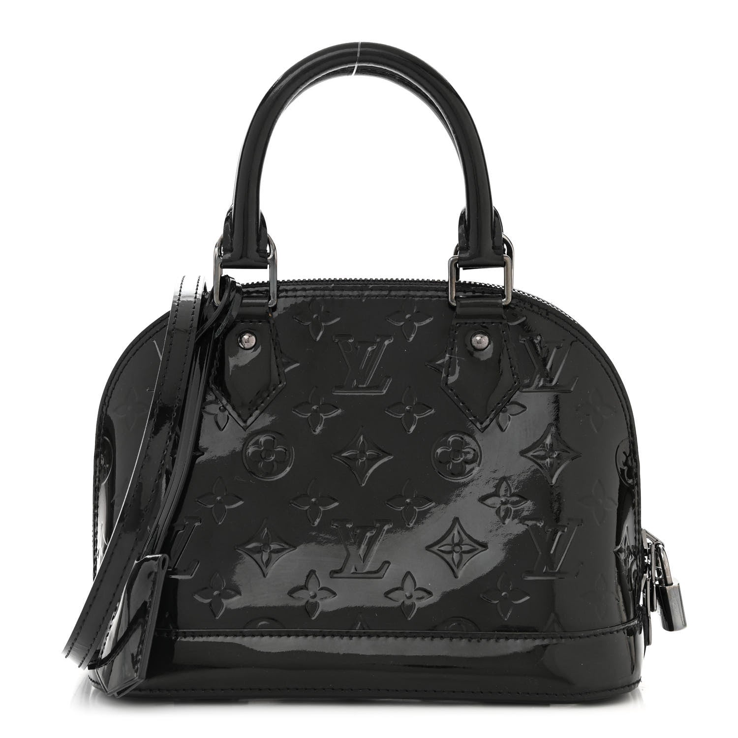 Louis Vuitton Vernis Alma BB Noir Magnetique 1 of 10