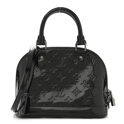 Louis Vuitton Vernis Alma BB Noir Magnetique 1 of 10