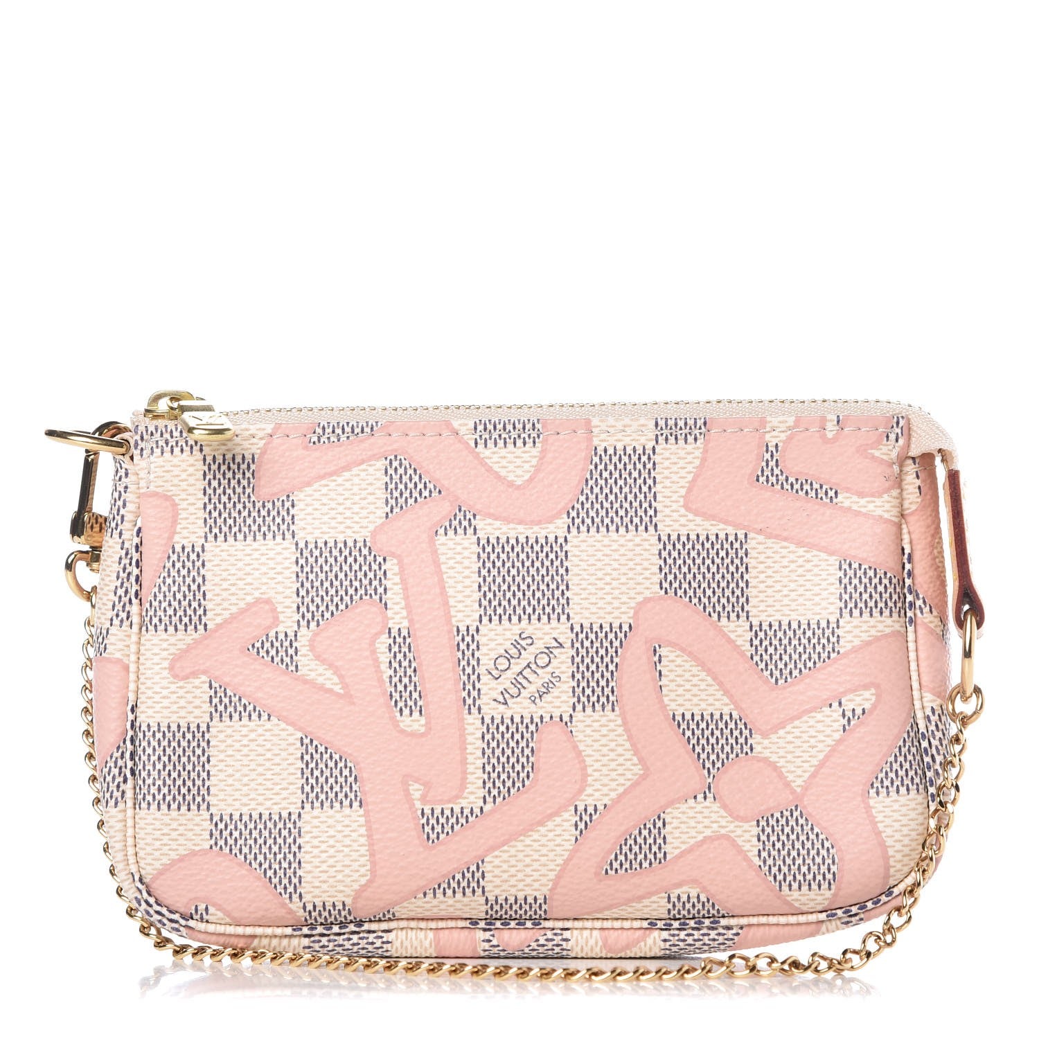 Louis Vuitton Damier Azur Tahitienne Mini Pochette Accessories 1 of 7