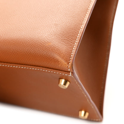 Hermes Courchevel Kelly Sellier 35 Gold 11 of 11