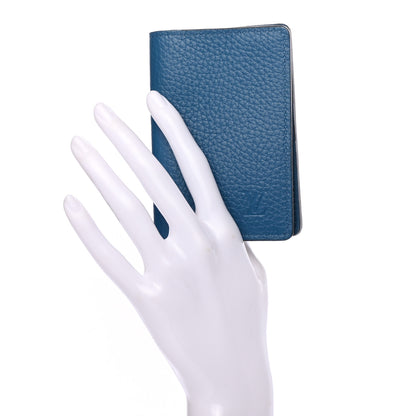 Louis Vuitton Taurillon Pocket Organizer Blue 2 of 7