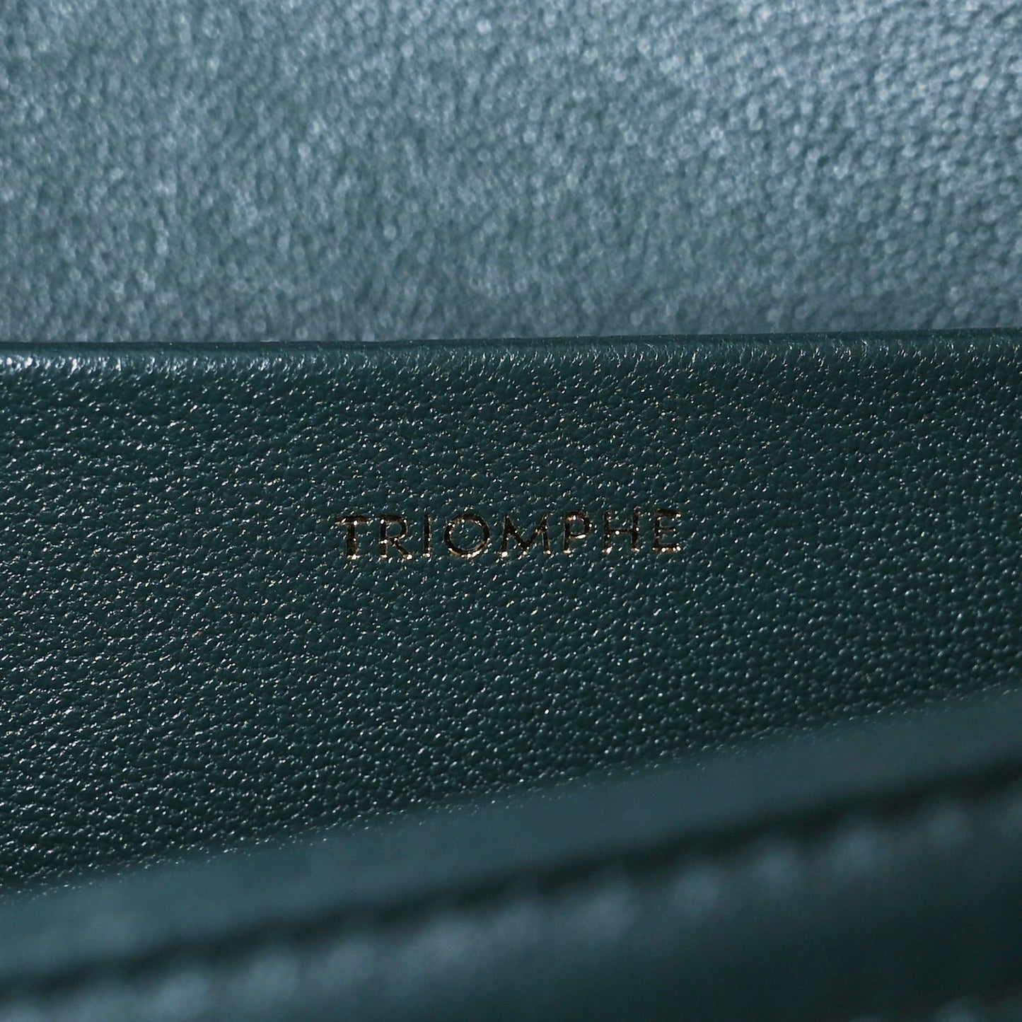 Shiny Calfskin Medium Triomphe Amazone