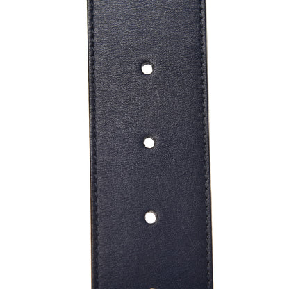 Gucci Moon Calfskin Nickel Double G 40mm Belt 90 36 Blue 5 of 6