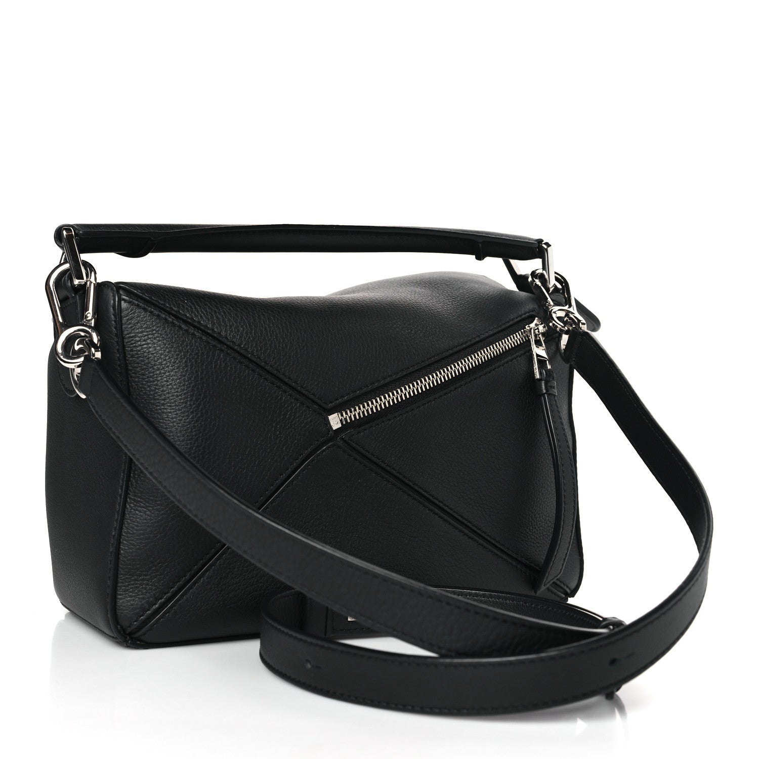 Loewe Calfskin Small Puzzle Bag Black 3 of 8