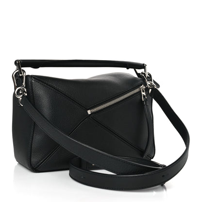 Loewe Calfskin Small Puzzle Bag Black 3 of 8