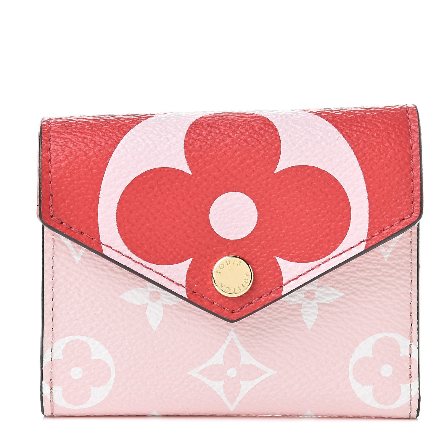 Louis Vuitton Monogram Giant Zoe Wallet Rouge Rose 1 of 8