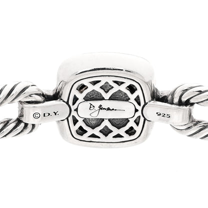 David Yurman Sterling Silver Diamond Black Orchid Albion Cable Bracelet 6 of 6