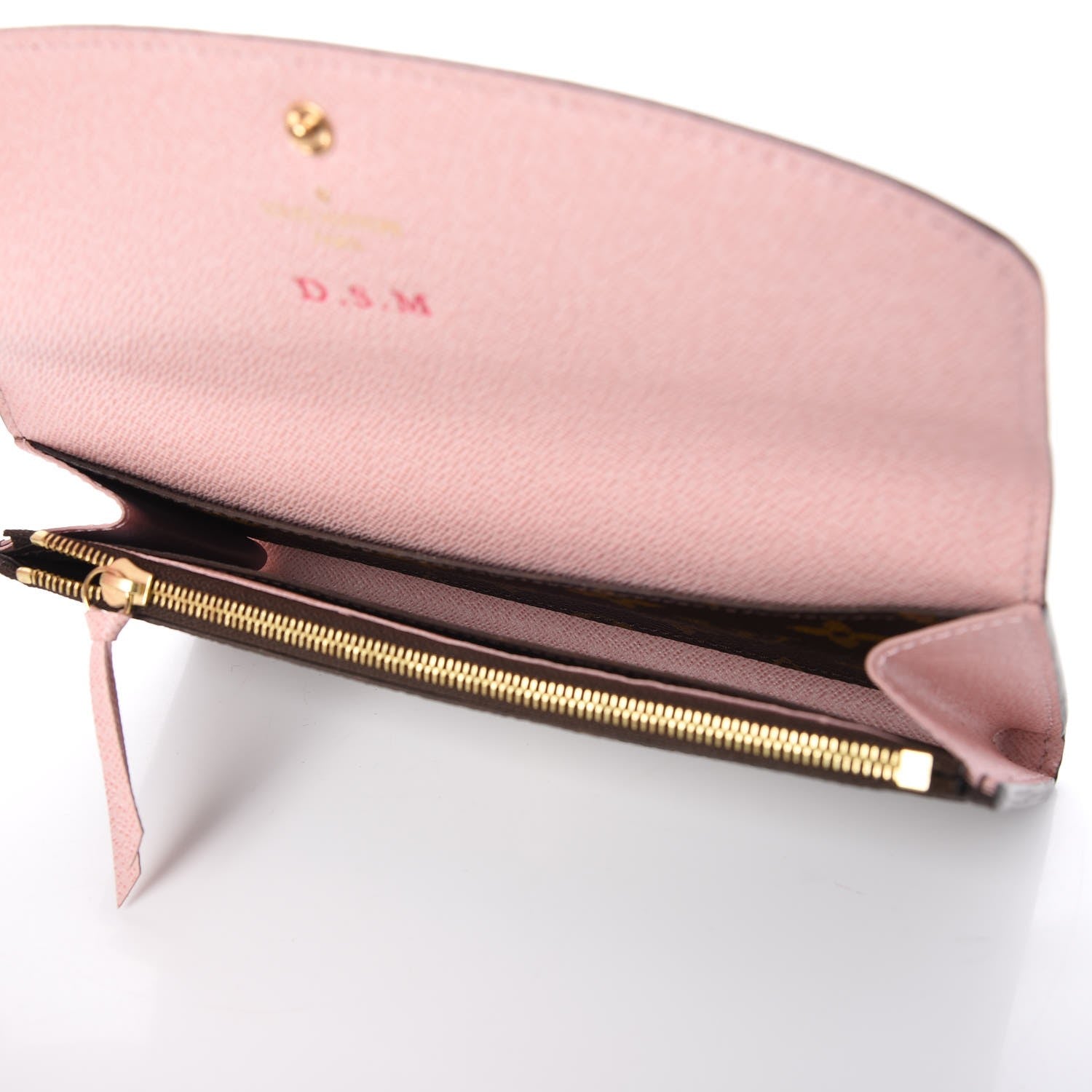 Louis Vuitton Monogram Emilie Wallet Rose Ballerine 5 of 7