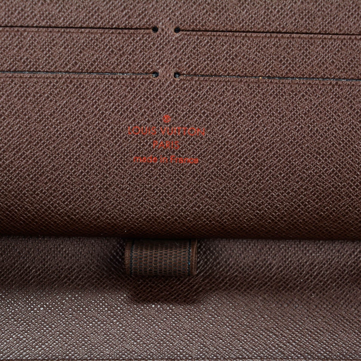 Damier Ebene Zippy Organizer Wallet