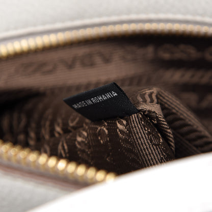 Prada Vitello Daino Top Handle Tote Bianco 7 of 10