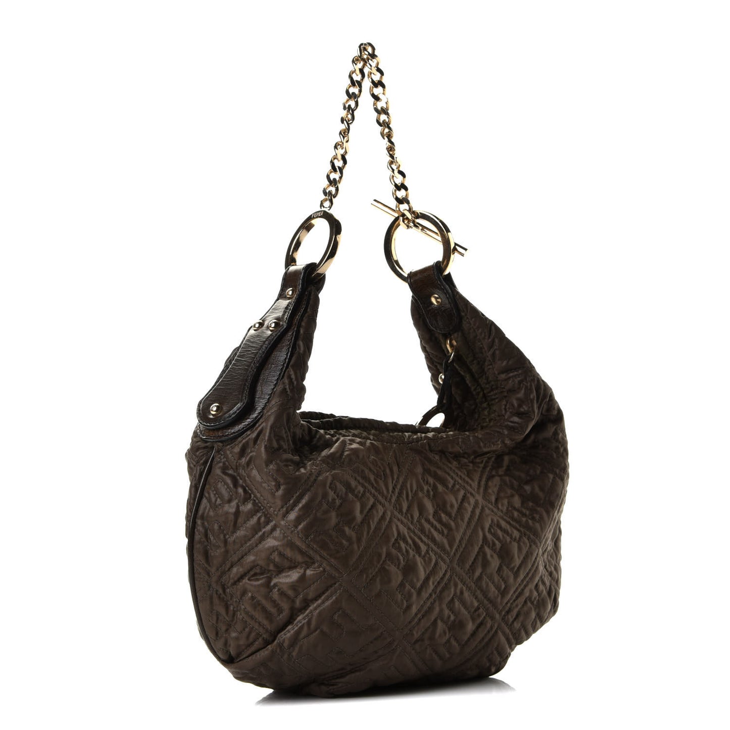 Nylon FF Embroidered Chef Hobo Brown