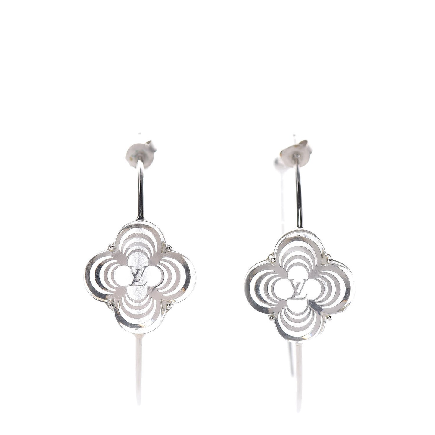 A La Folie Hoop Earrings Silver