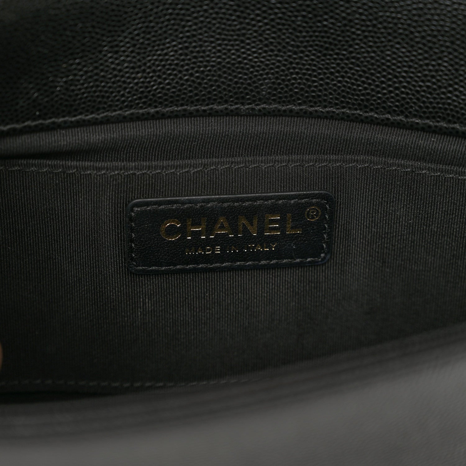 Chanel Caviar Quilted Boy Clutch With Removable Chain Black 7 of 10