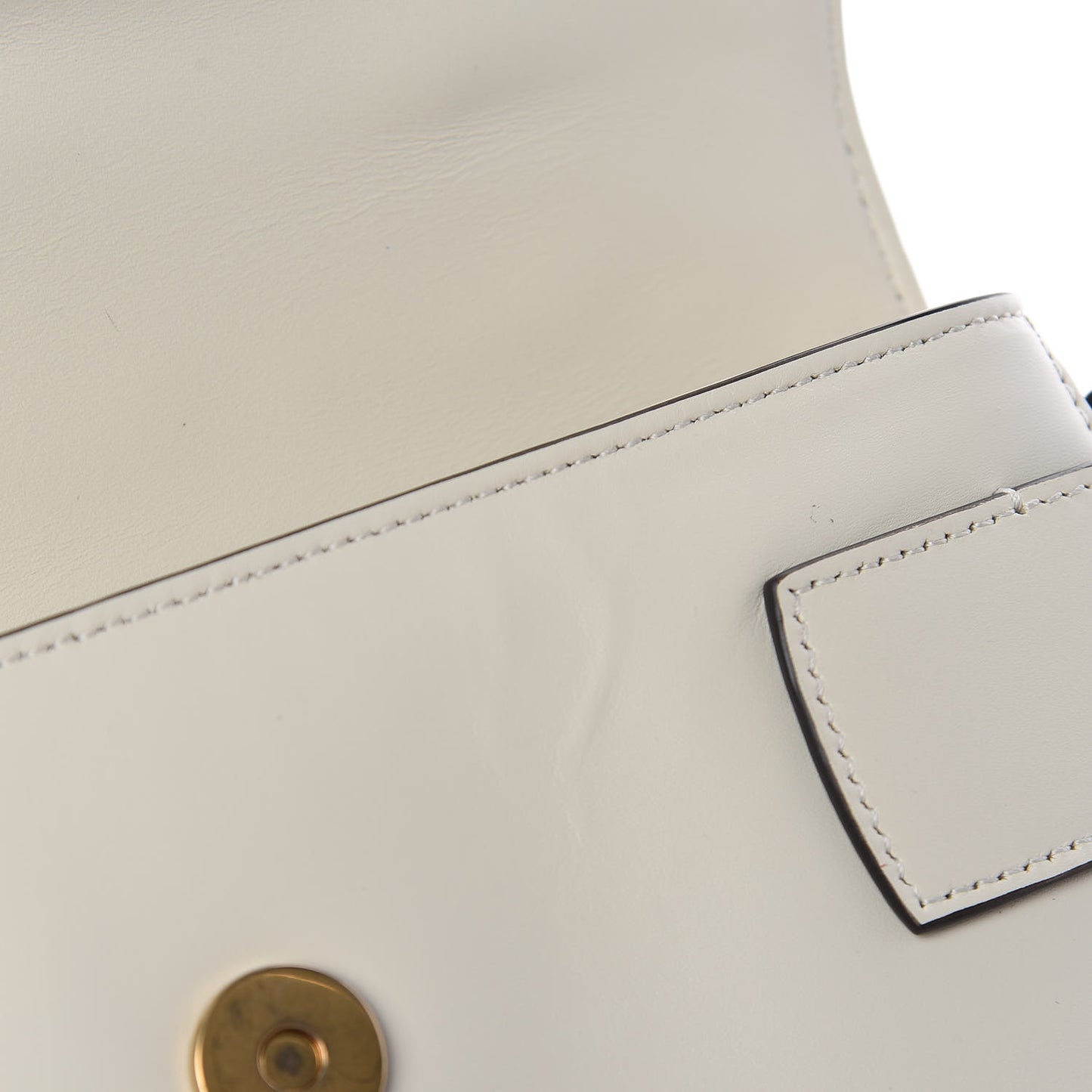 Nappa Pearl Studded Mini Queen Margaret Broadway Shoulder Bag Mystic White