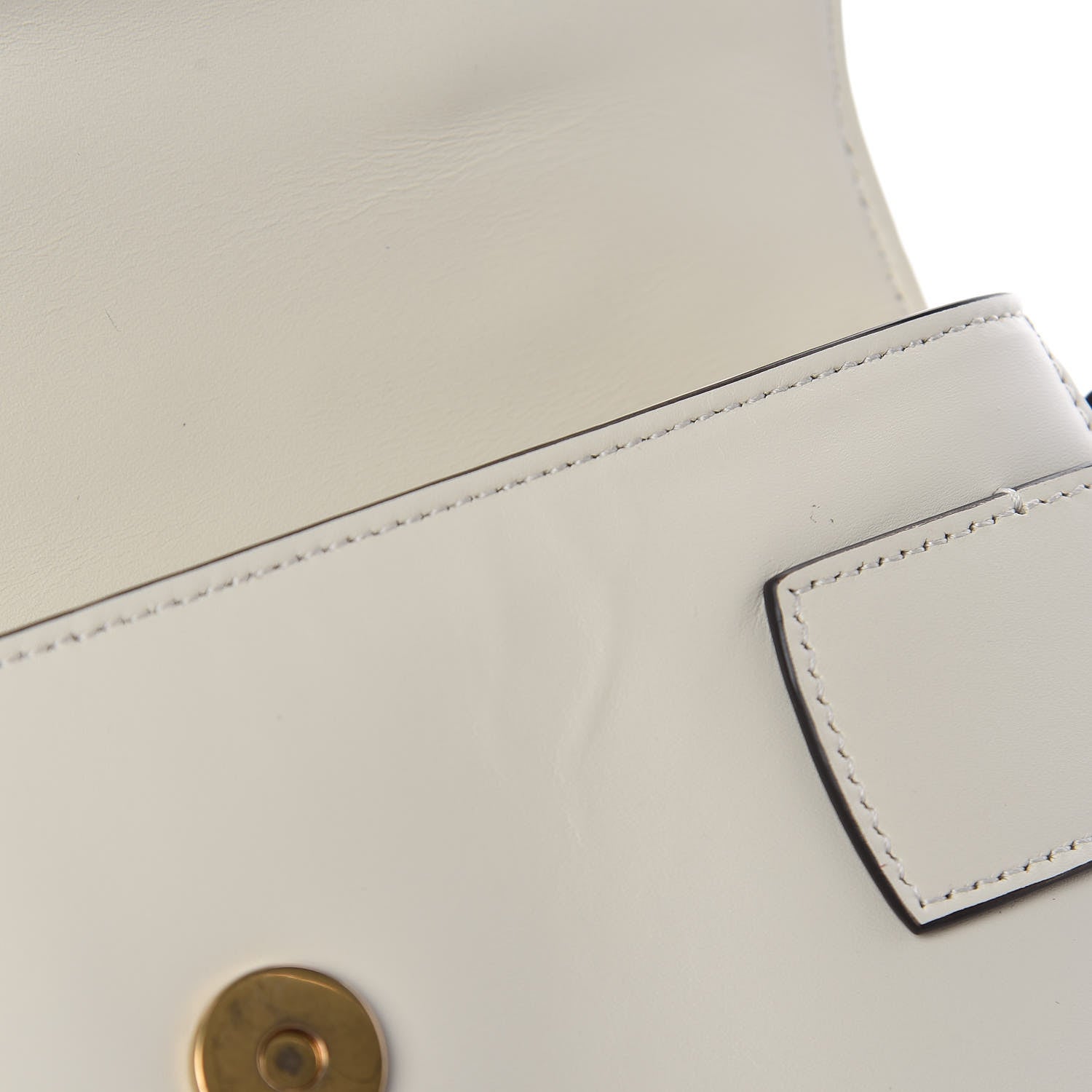 Gucci Nappa Pearl Studded Mini Queen Margaret Broadway Shoulder Bag Mystic White 12 of 13