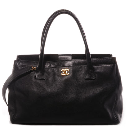 Chanel Calfskin Cerf Shopper Tote Black 1 of 8