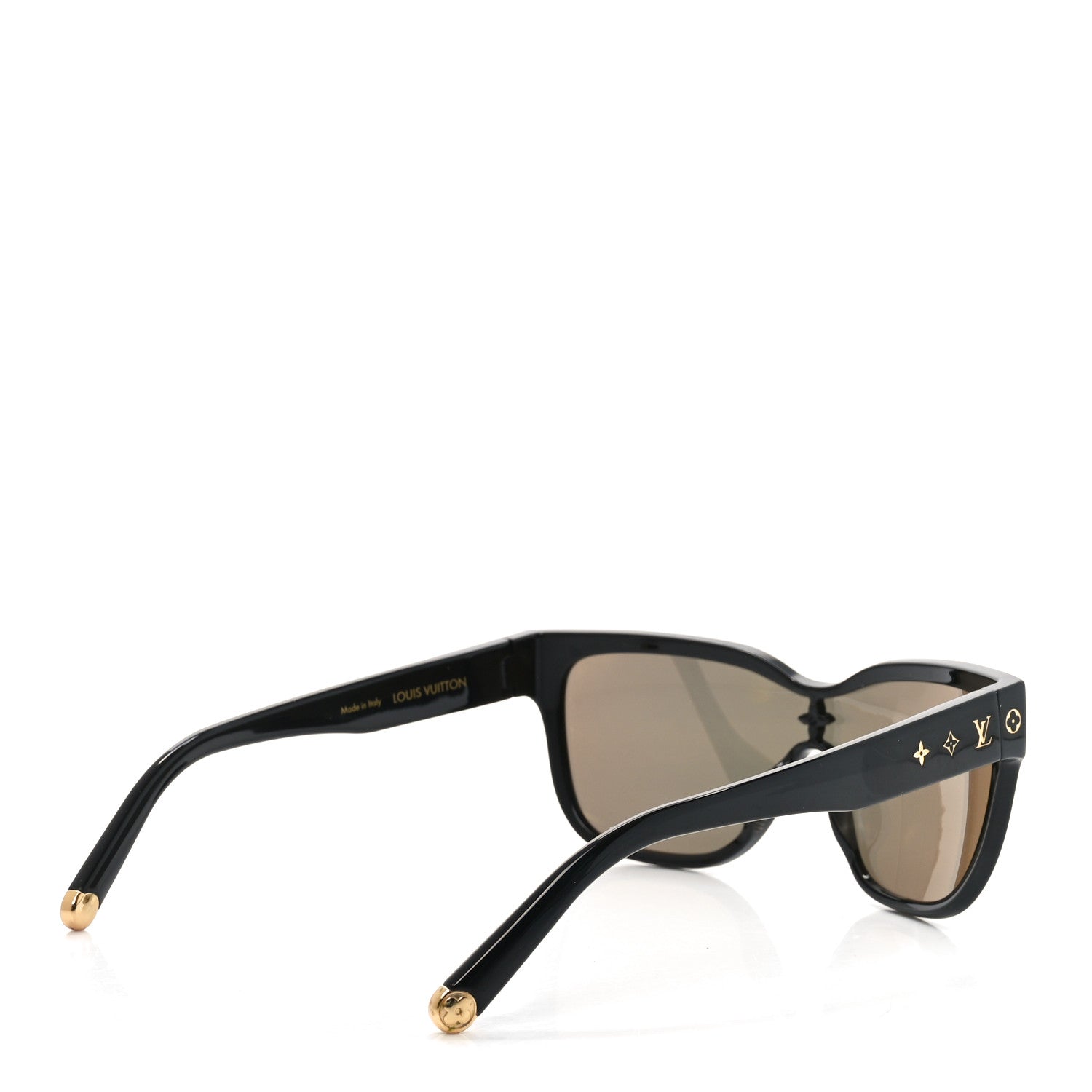 Louis Vuitton Nylon LV Shadow Square Sunglasses Z1843U Black