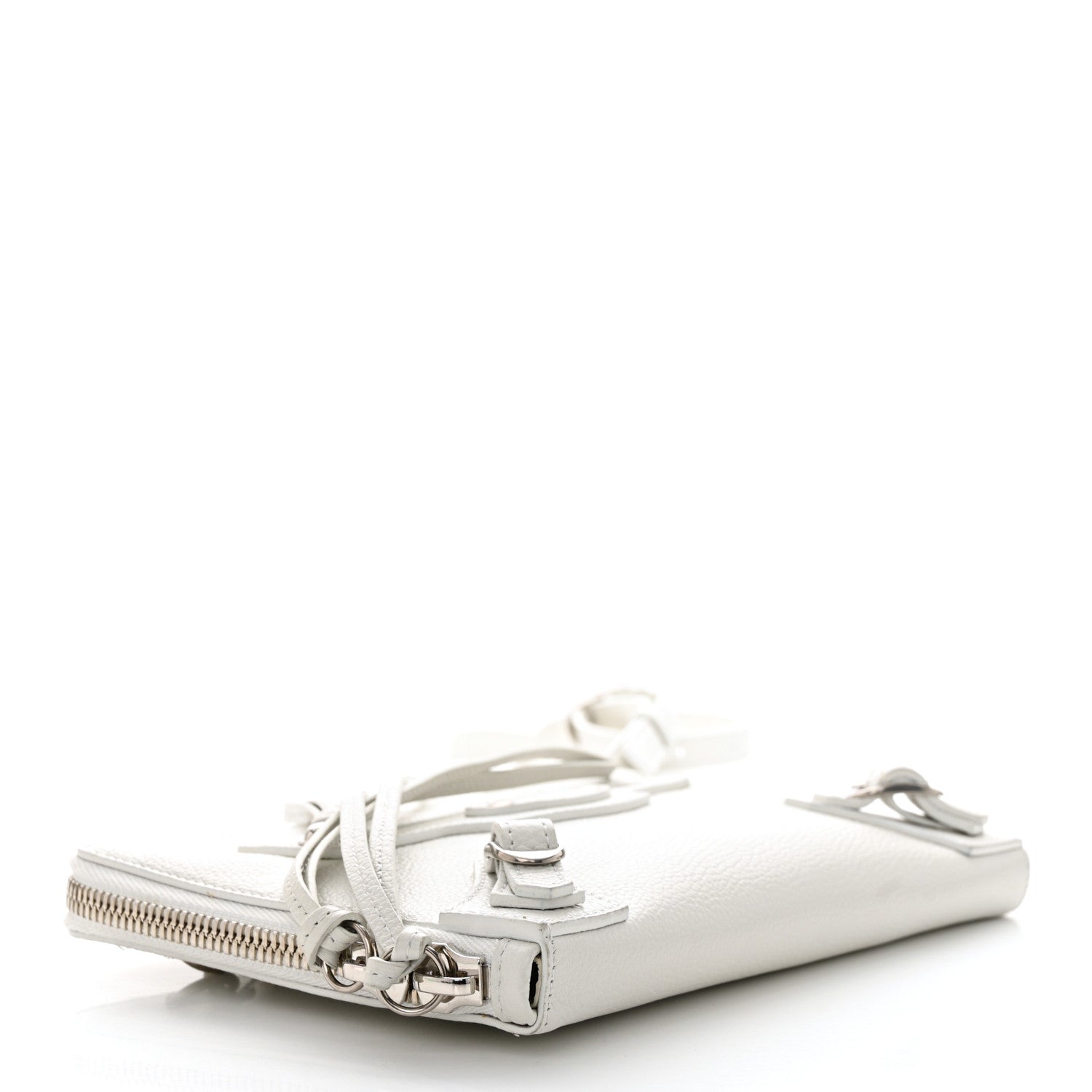 Balenciaga Classic Silver Hardware Reporter Crossbody White 4 of 11