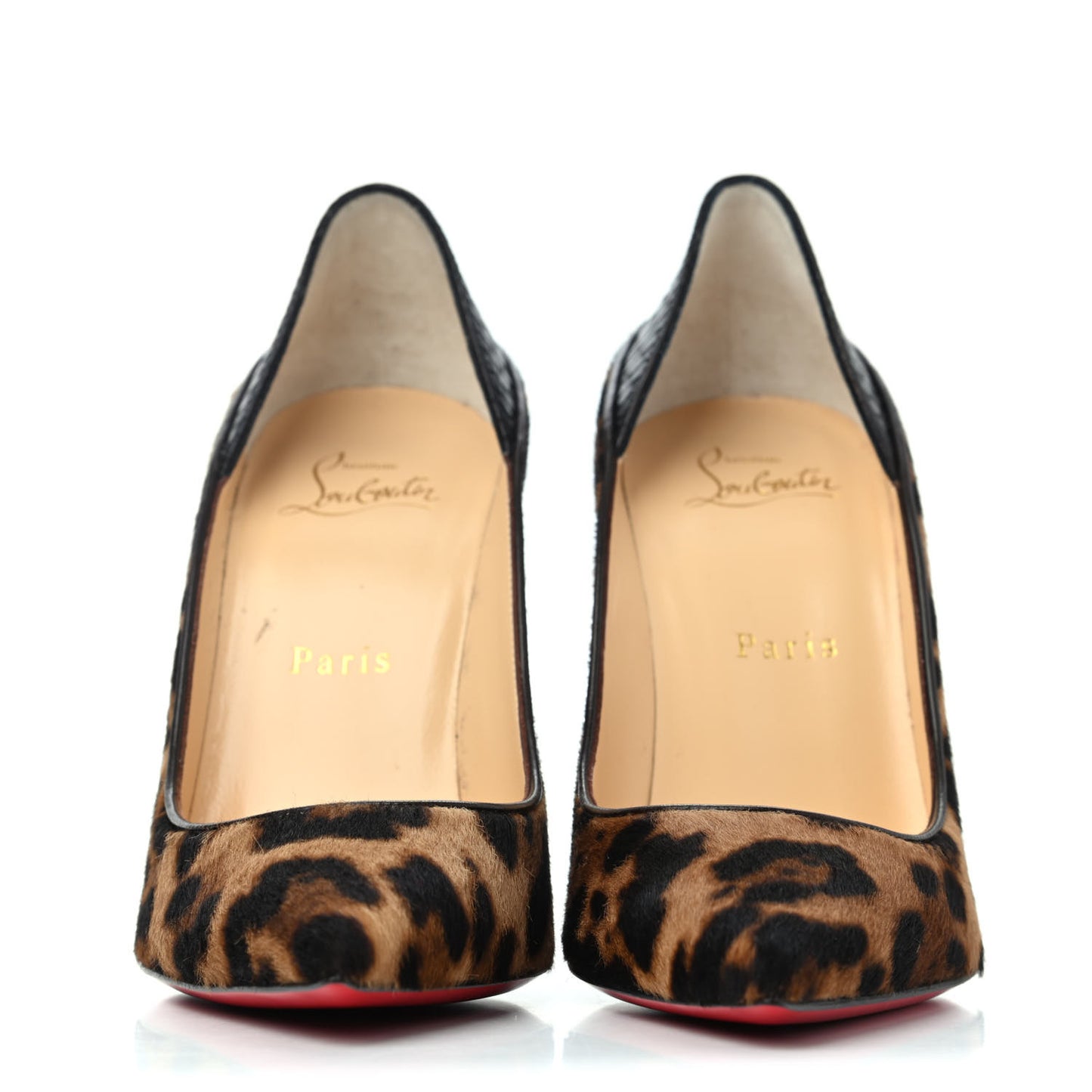 Pony Hair Leopard Maastricht 100 Pumps 37 Brown Black