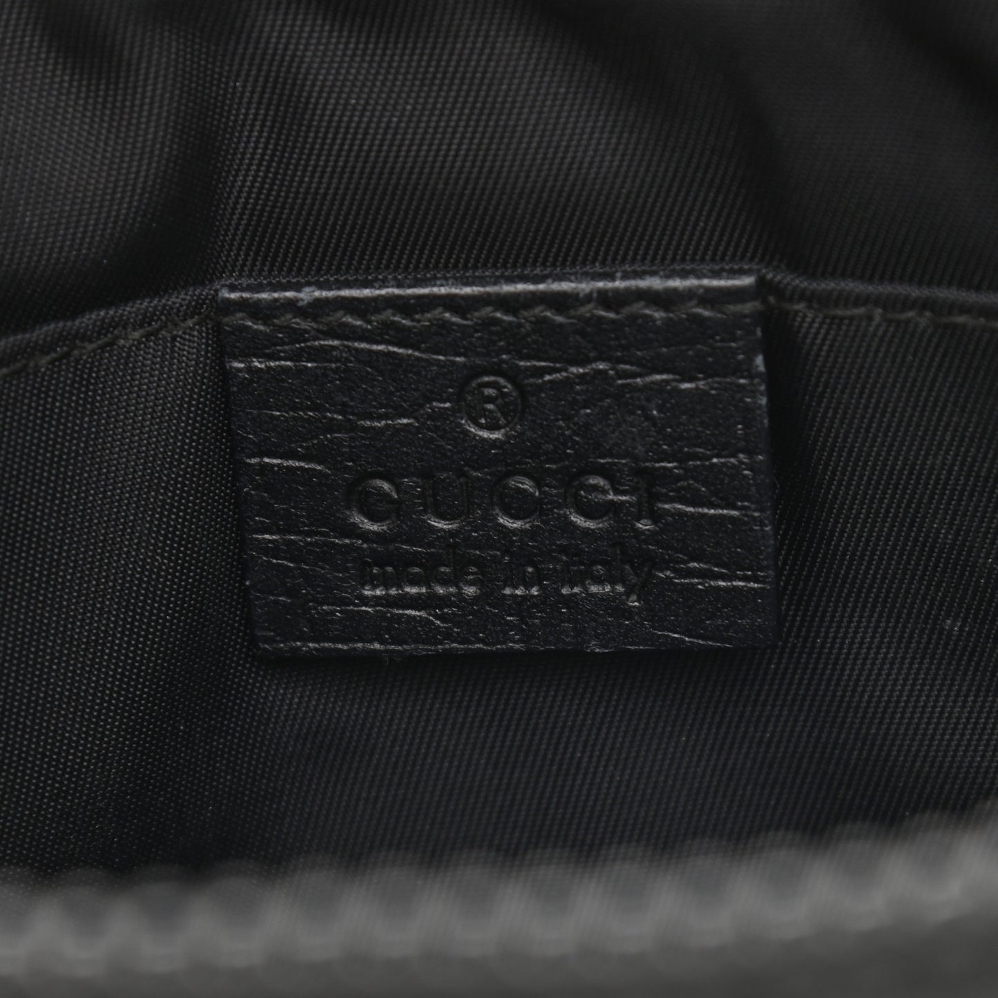 GG Plus Monogram Waist Belt Bag Black
