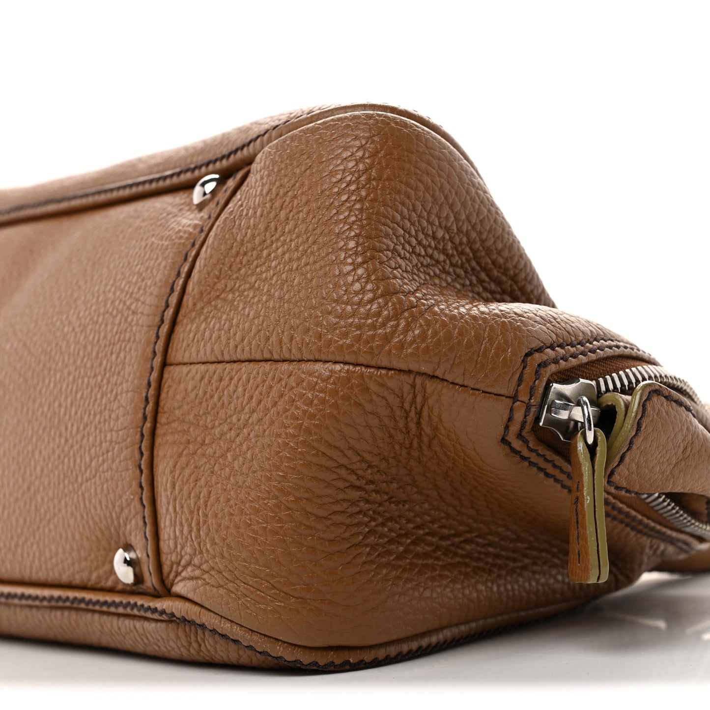 Calfskin Tassel Bowler Light Brown