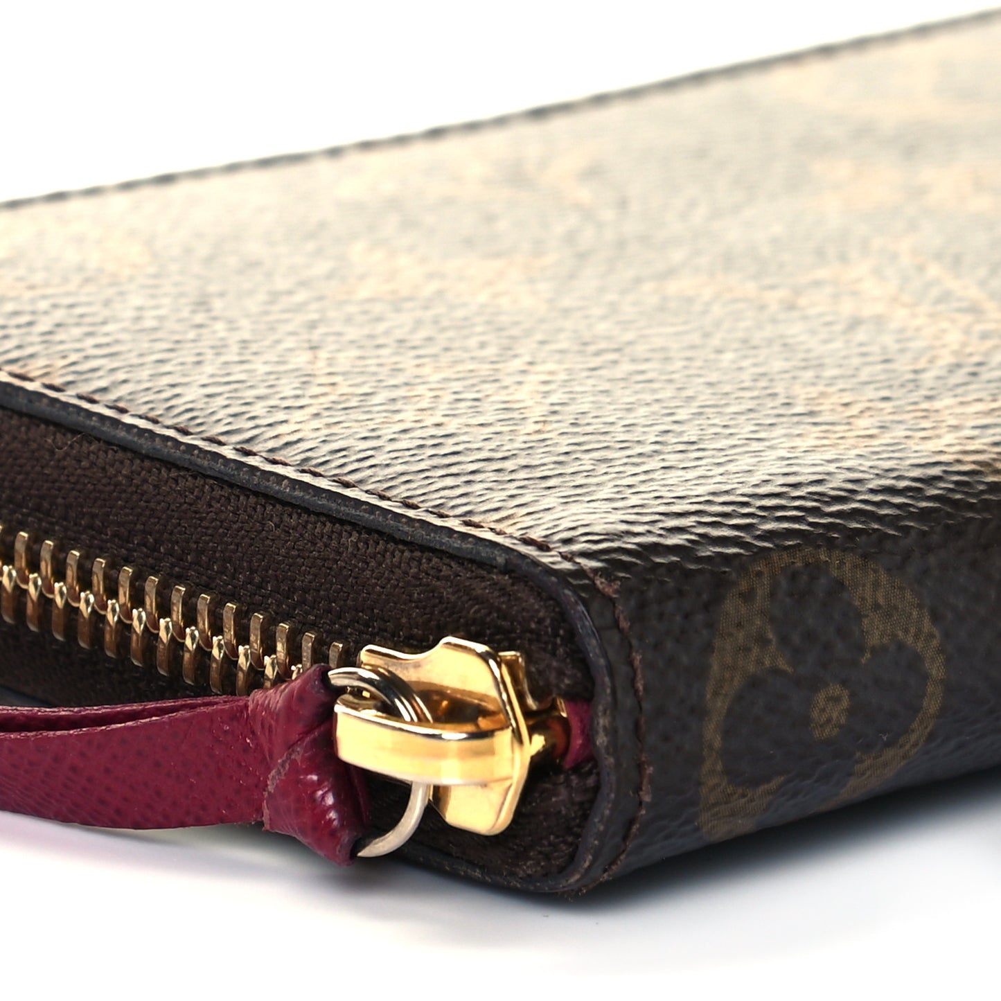 Monogram Clemence Wallet Fuchsia