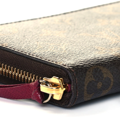 Louis Vuitton Monogram Clemence Wallet Fuchsia 8 of 10