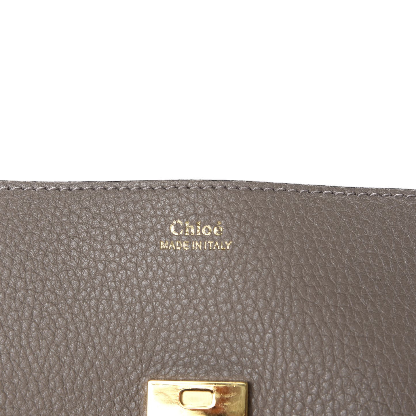 Grained Lambskin Mini Drew Shoulder Bag Motty Grey