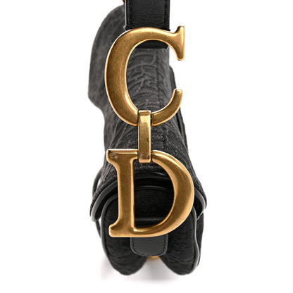 Christian Dior Monogram Saddle Bag Black 11 of 13