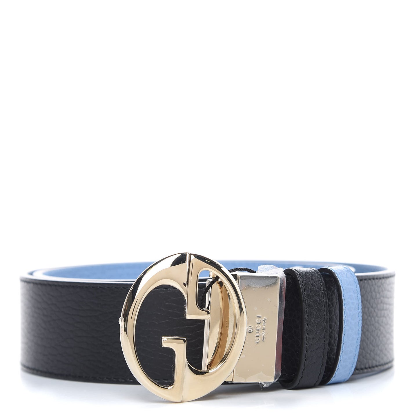 Dollar Calfskin 1973 Reversible Belt 90 36 Black Mineral Blue