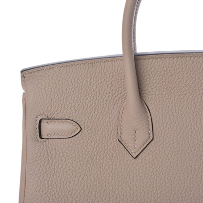 Hermes Togo Birkin 25 Gris Tourterelle 16 of 35