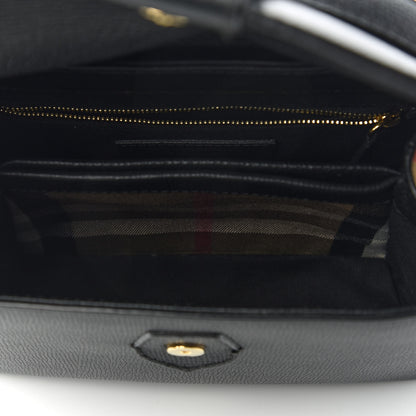 Burberry Derby Calfskin House Check Small Camberley Black 5 of 10