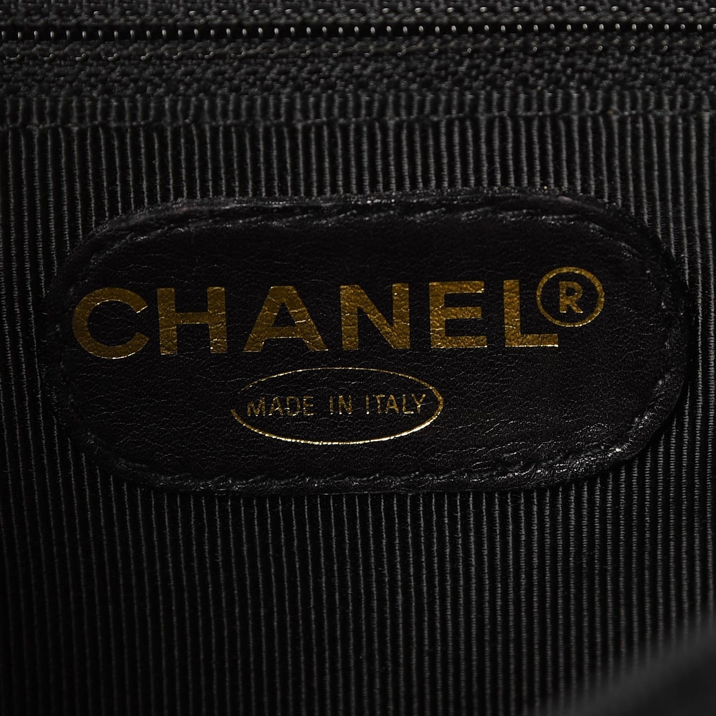 Patent Quilted Backpack Black