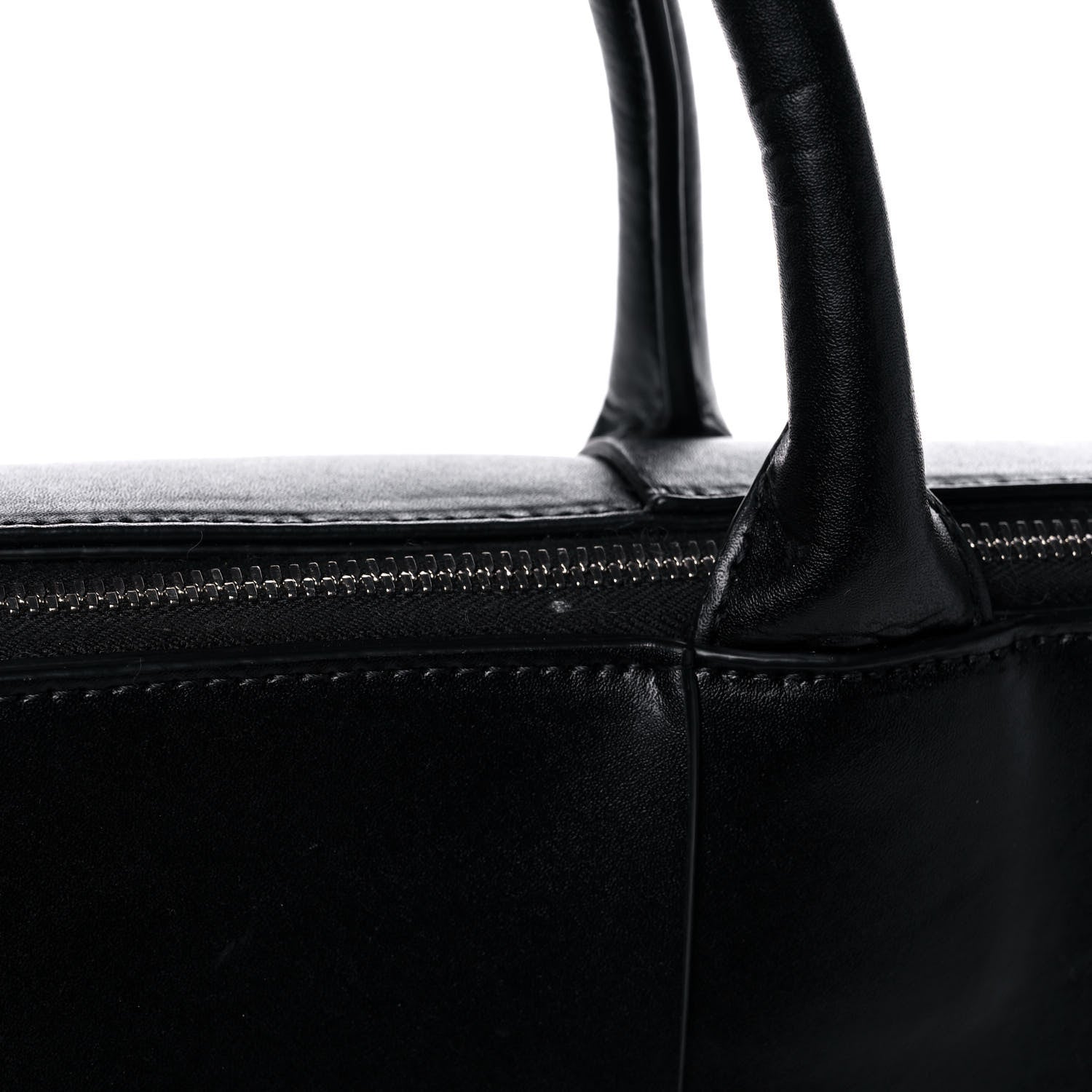 Bottega Veneta Calfskin Maxi Intrecciato Arco Briefcase Black 11 of 11