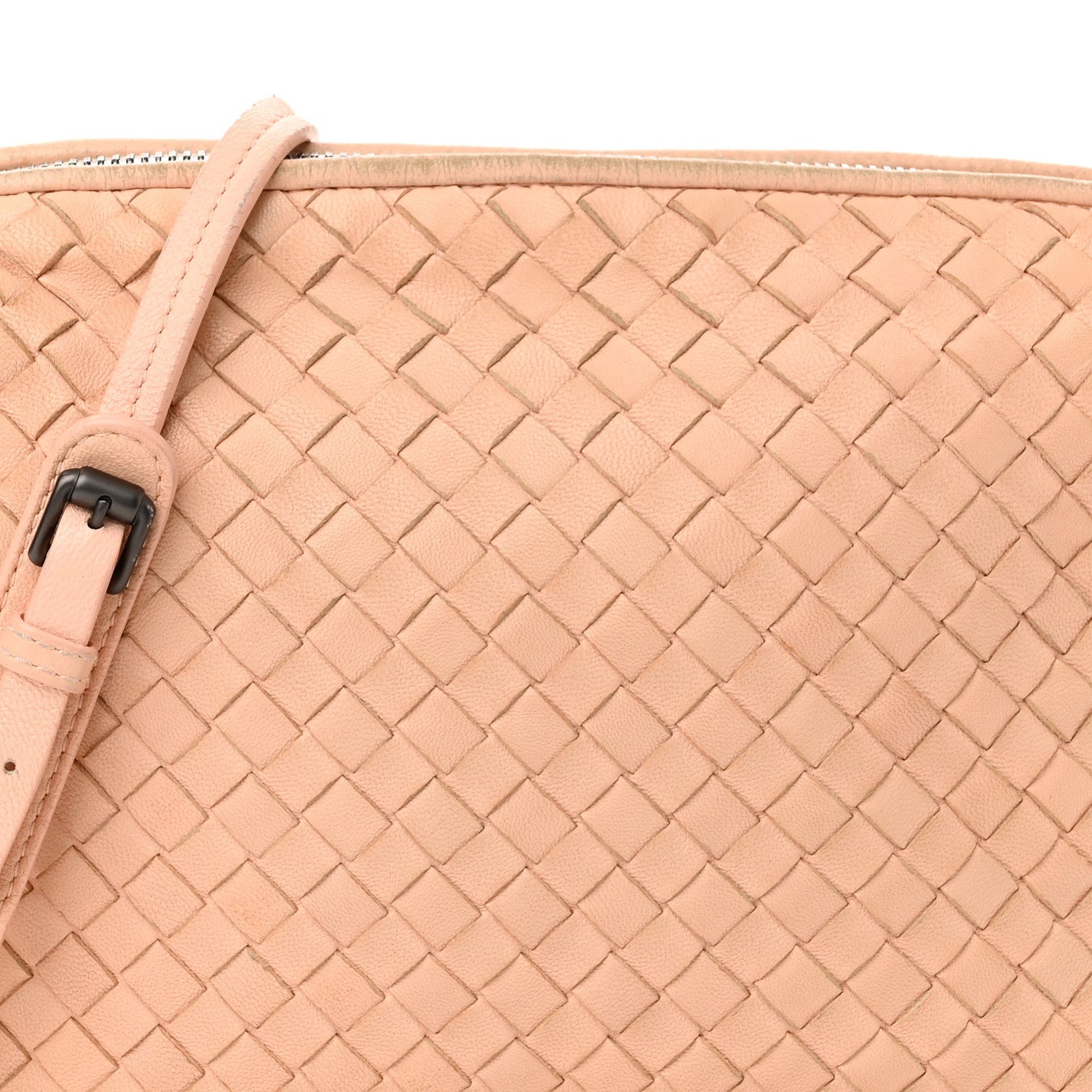 Bottega Veneta Nappa Intrecciato Nodini Crossbody Messenger Nude 9 of 15