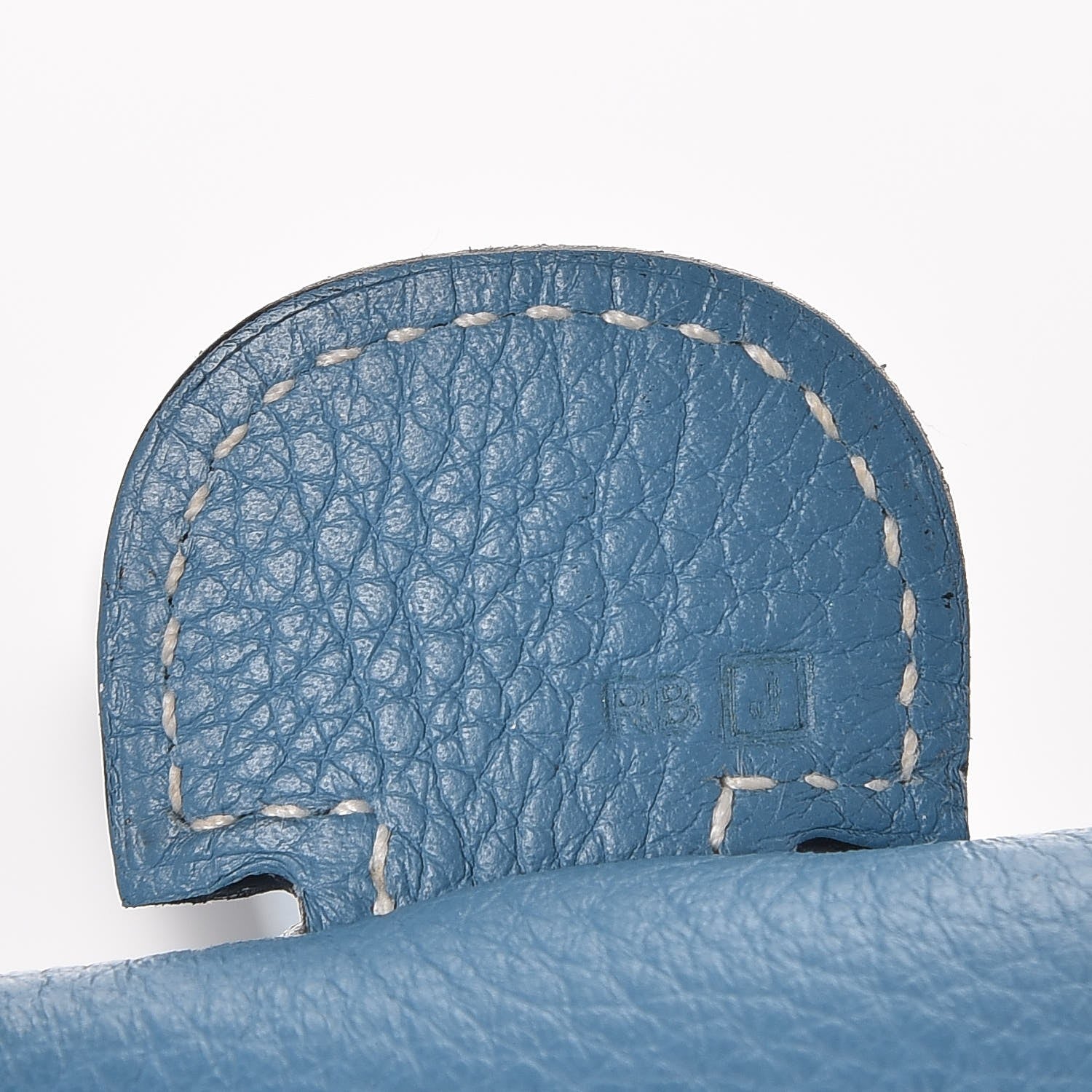 Hermes Togo Evelyne II GM Blue Jean 7 of 9