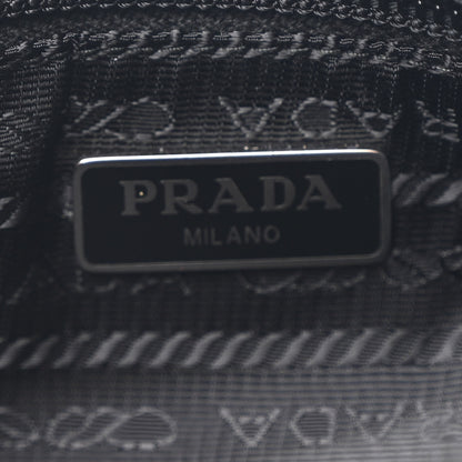 Prada Tessuto Nylon Pochette Bag Black 6 of 11