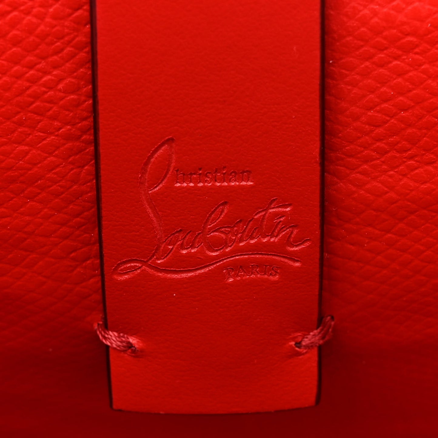 CHRISTIAN LOUBOUTIN Calfskin Crocodile Embossed Spikes East West Cabata Tote