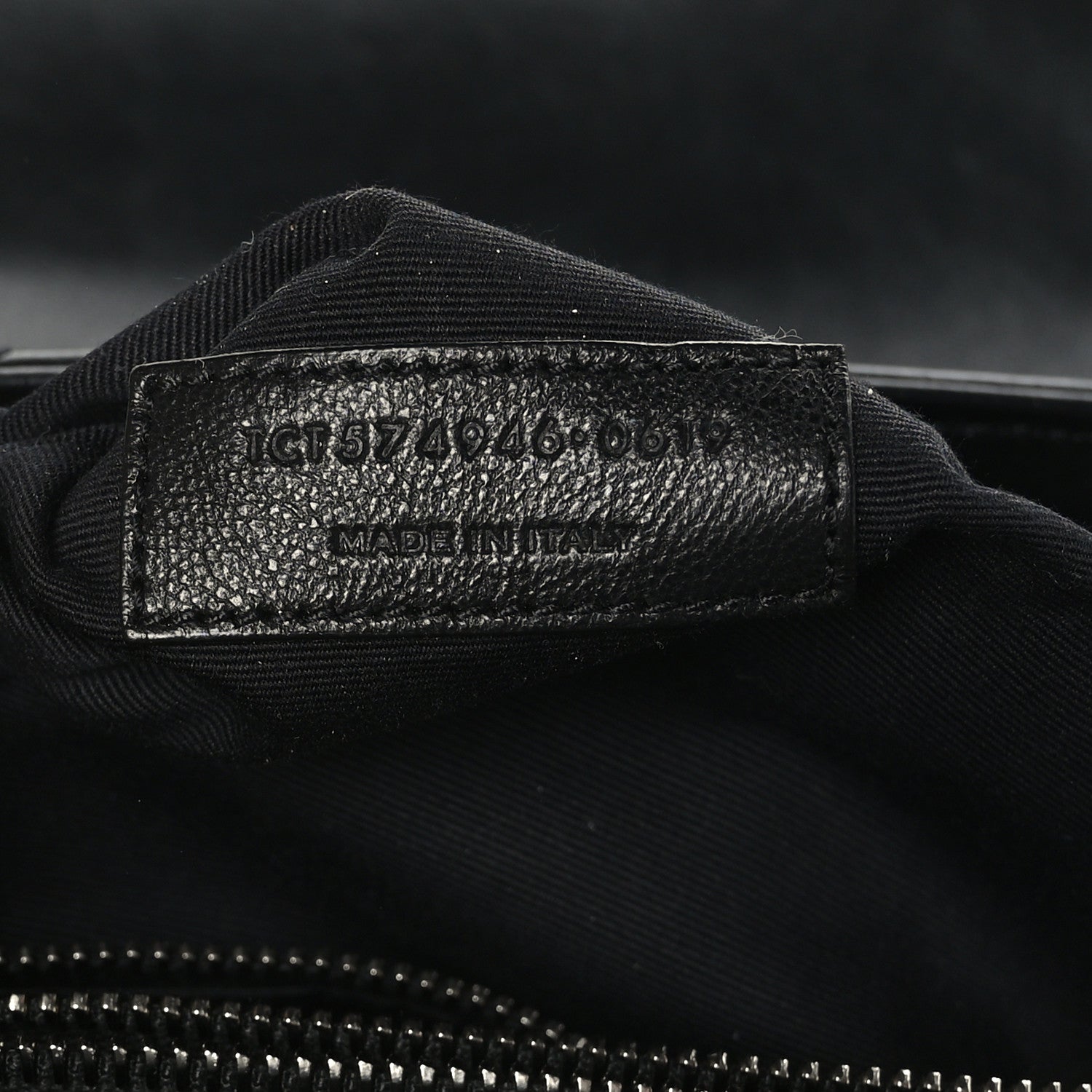 Saint Laurent Calfskin Y Quilted Monogram Medium Loulou Chain Satchel Black 6 of 9