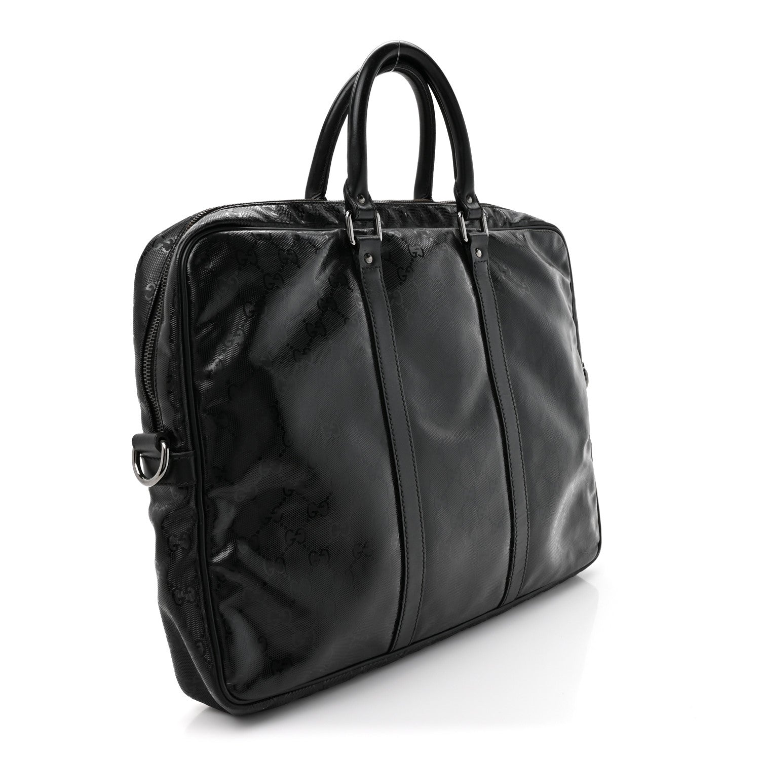 Gucci Imprime Monogram Medium Briefcase Black 3 of 13