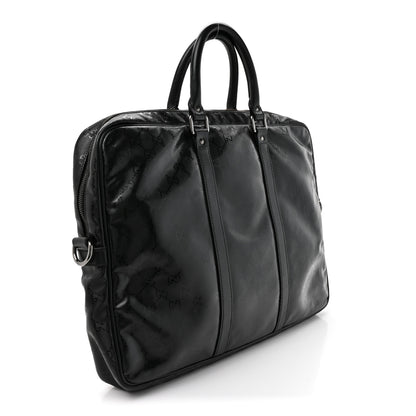 Gucci Imprime Monogram Medium Briefcase Black 3 of 13