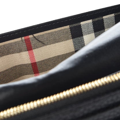 Burberry Grain Calfskin Continental Wallet Black 10 of 14