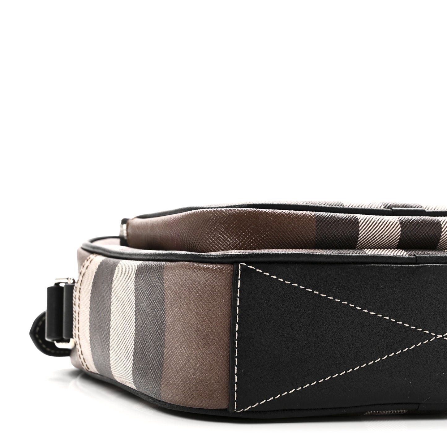 Canvas Check Paddy Messenger Birch Brown