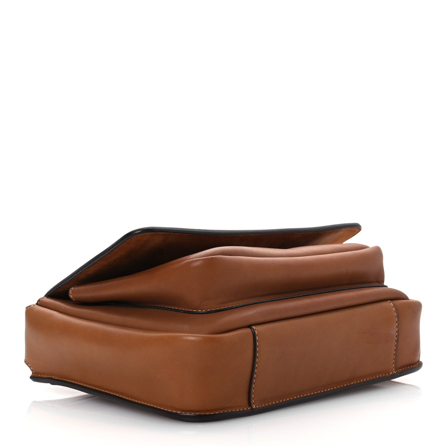 Vegetable Tanned Besace Niki Satchel Brick