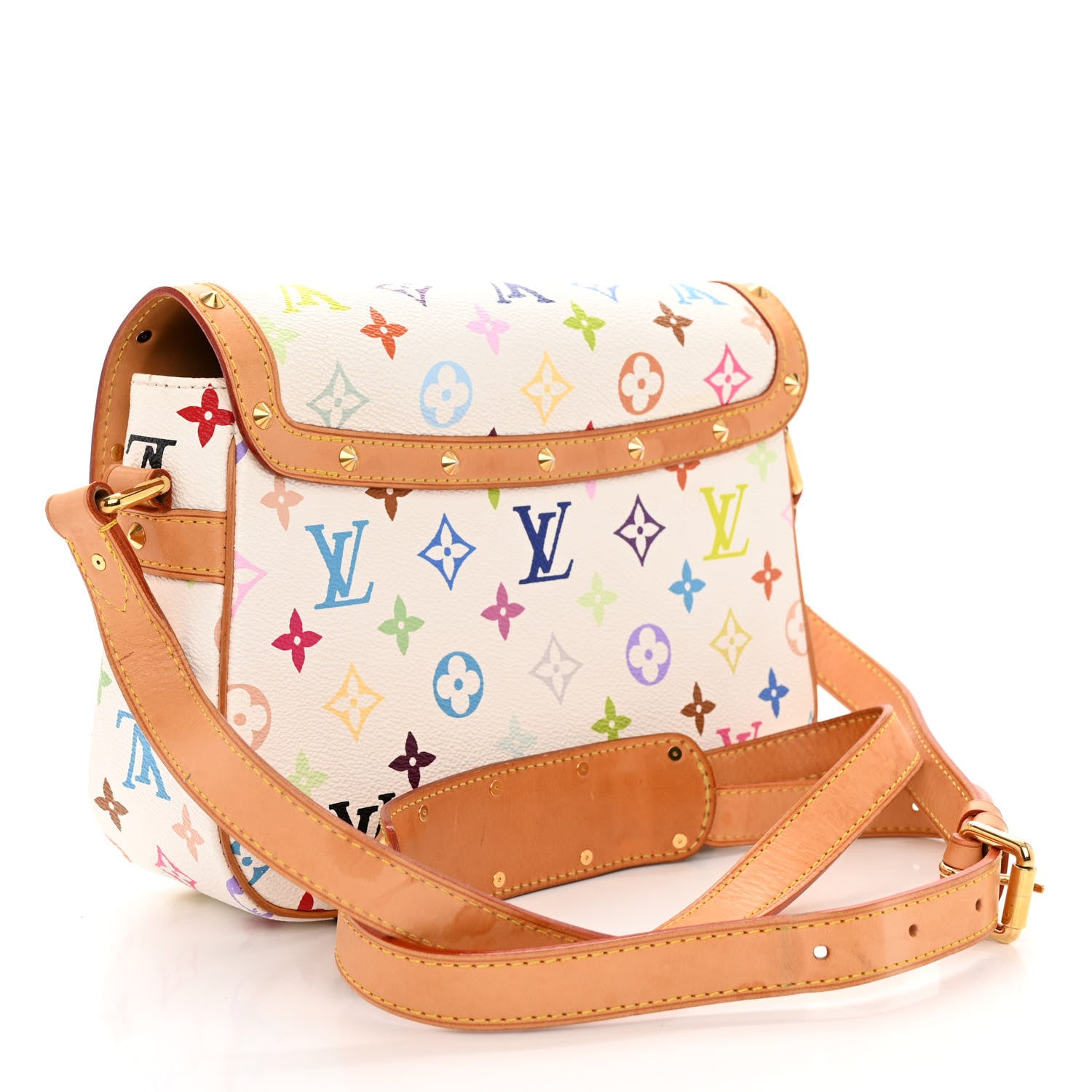 Louis Vuitton Monogram Multicolor Sologne White 3 of 9
