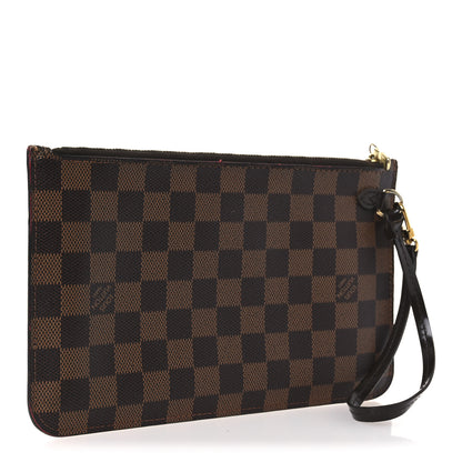 Louis Vuitton Damier Ebene Neverfull MM GM Pochette 3 of 11