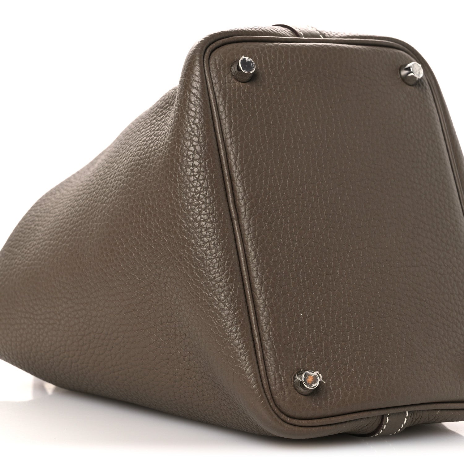 Hermes Taurillon Clemence Picotin Lock 18 PM Etoupe 9 of 11