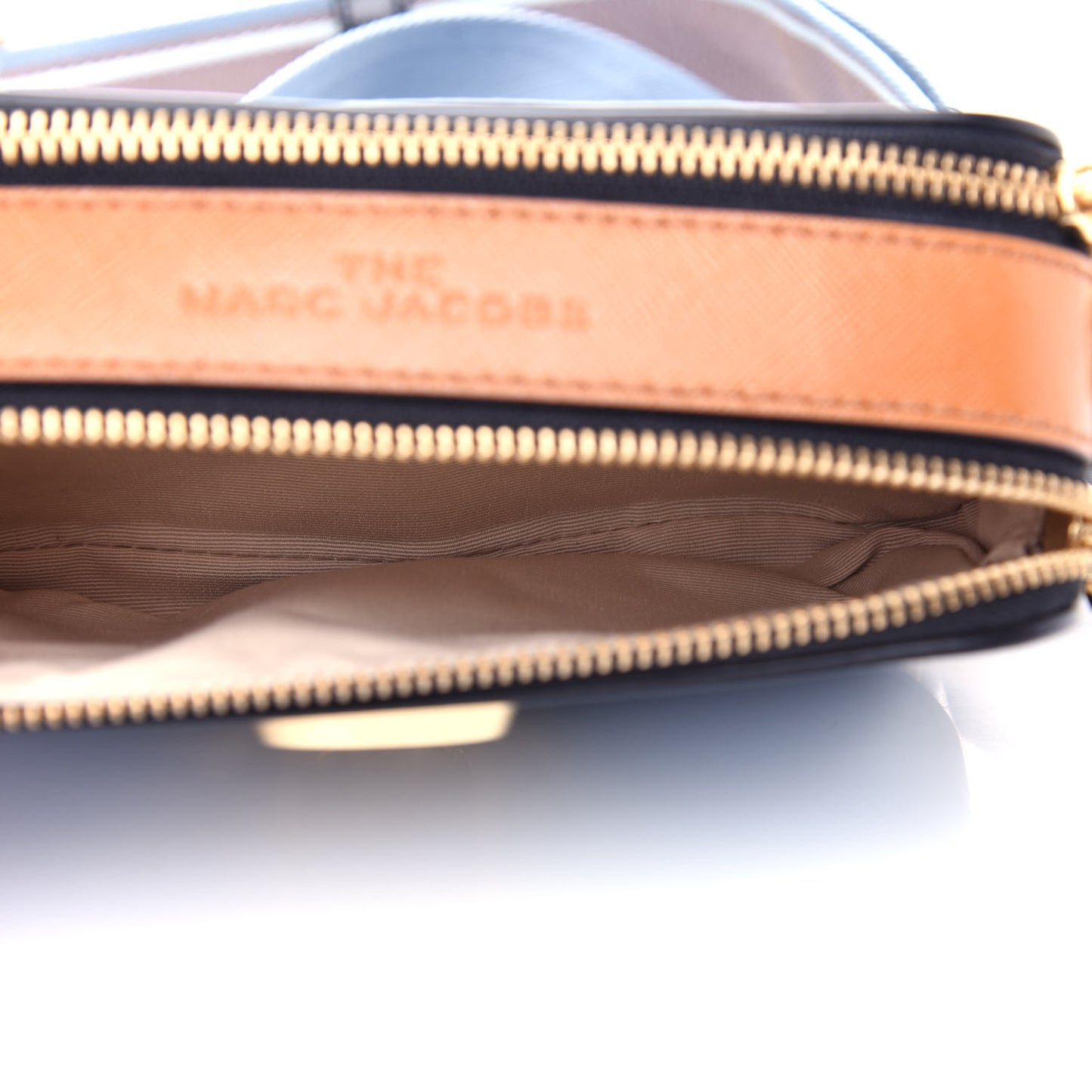 Saffiano Small Snapshot Camera Bag Skyline Blue